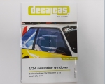 DCL-VAC013 Decalcas Guillotine windows Clear Parts Vacuum Formed 데칼카스 클리어파츠