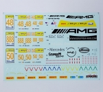 SK24069 SK Decals 1/24 GruppeM Mercedes-Benz AMG GT3 FIA GT World Cup Macau 17 Decal Set Decal