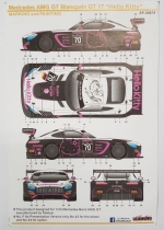 SK24078 SK Decals 1/24 Hello Kitty Mercedes AMG GT3 Blancpain GT 17