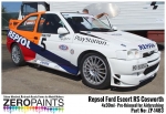 DZ292 Zero Paints Repsol Ford Escort RS Cosworth Paint Set 4x30ml - ZP-1483   Tamiya