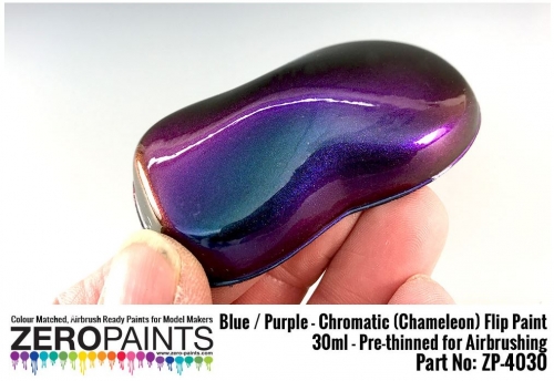 DZ300 Zero Paints Blue/Purple - Chromatic (Chameleon) Flip Paint 15ml - ZP-4030 Tamiya