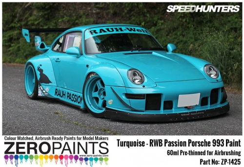 [사전 예약] ZP­1425 RWB Rauh Passion Porsche 993 Turquoise Paint 60ml - ZP-1425 