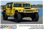 DZ304 Zero Paints Hummer Colour Matched Paints 60ml - ZP-1423 Competition Yellow 43-5456 Tamiya