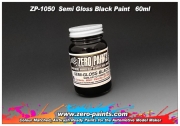 DZ305 Zero Paints Semi Gloss Black Paint 60ml - ZP-1050 