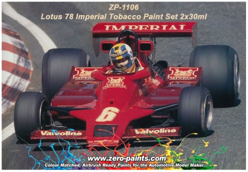 ZP­1106 Lotus 78 Imperial Tobacco Paint Set 2x30ml - ZP-1106 