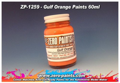 DZ325 Zero Paints Gulf Orange Paints 60ml - ZP-1259  Tamiya