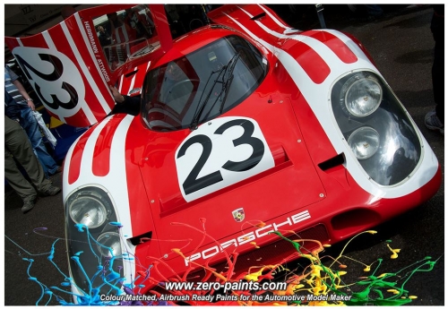 DZ326 Zero Paints Porsche 917 Paints 60ml - ZP-1316 Red #23 Tamiya