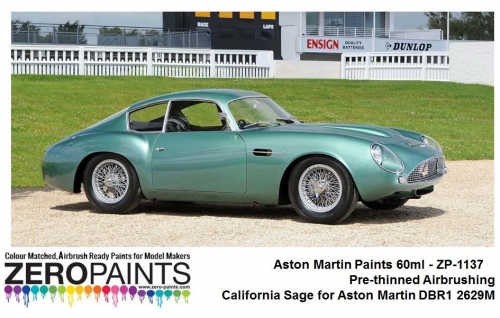 DZ332 Zero Paints Aston Martin Paints 60ml - ZP-1137 California Sage for Aston Martin DBR1 2629M T