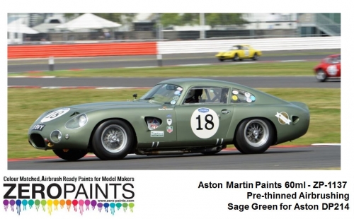 [사전 예약] ZP­1137 Aston Martin Paints 60ml - ZP-1137 Sage Green for Aston DP214 