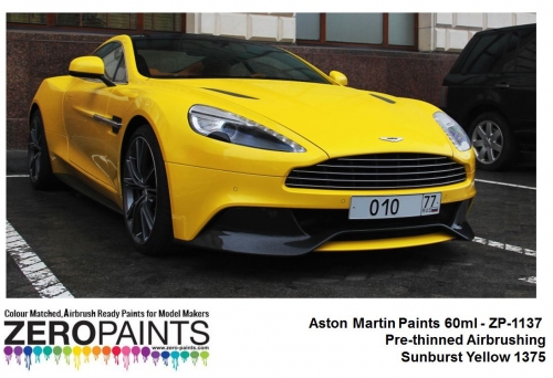 [사전 예약] ZP­1137 Aston Martin Paints 60ml - ZP-1137 Sunburst Yellow 1375 