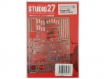 ST27-FP24140 1/24 Peugeot 207 Detail up parts for Belkits BEL001 Studio27 스튜디오27 프라모델 데칼