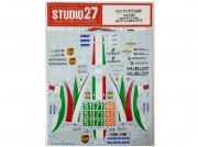 ST27- DC1062 1/24 Ferrari F458 Italia AF Corse #51/71 Le Mans (2014) Studio27 스튜디오27 프라모델 데칼