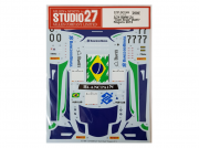 ST27-DC1089 1/24 BMW Z4 Team Brazil #0/#77 Nogaro 2015 Studio27 스튜디오27 프라모델 데칼