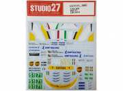 ST27-DC1114 1/24 Ferrari 458 #51 #71 Le Mans 2015 Studio27 스튜디오27 프라모델 데칼