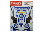 ST27-DC1133 1/24 BMW Z4 Walkenhorst Motorsport #18 Nurburgring 2015 Studio27 Decal