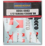 HD04-0083 1/12 Yamaha YZR500 1988 프라모델 데칼