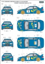 HD04-0110 1/24 Subaru Impreza WRC 97-98 Safari Decal