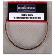 HD05-0025 Hobby Design 0.38mm Wire (Brown) 1m Detail Parts