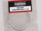 HD05-0028 Hobby Design 0.38mm Wire（Grey）1m Detail Parts
