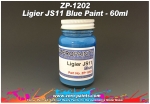 DZ350 Zero Paints Ligier JS11 Blue Paint 60 ml Tamiya