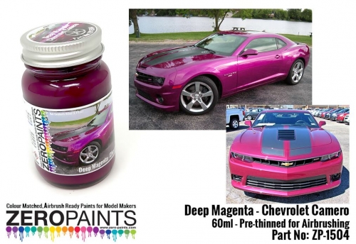 DZ360 Zero Paints Deep Magenta Metallic Chevrolet Camaro Paint 60ml Tamiya