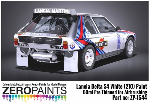 DZ365 Zero Paints Lancia Delta S4 Rally 1986 Monte Carlo Rally White