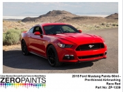 DZ374 Zero Paints 2015 Ford Mustang Paints 60ml Race Red - ZP-1339 