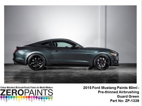 [사전 예약] ZP­1339 2015 Ford Mustang Paints 60ml Guard Green - ZP-1339 
