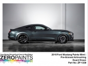 DZ375 Zero Paints 2015 Ford Mustang Paints 60ml Guard Green - ZP-1339 