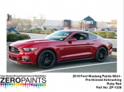 DZ377 Zero Paints 2015 Ford Mustang Paints 60ml Ruby Red - ZP-1339 