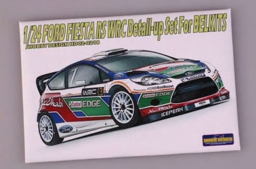 HD02-0218 1/24 Ford Fiesta RS WRC Detail-up Set For BELKITS （PE+Resin+Metal parts）Hobby Design Det