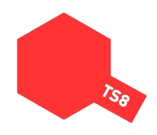 85008 TS-8 Italian Red (유광) 타미야 캔스프레이 락카 컬러 Tamiya Can Spray Lacquer Color