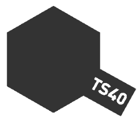 85040 TS-40 Metallic Black Tamiya Can Spray Lacquer Color