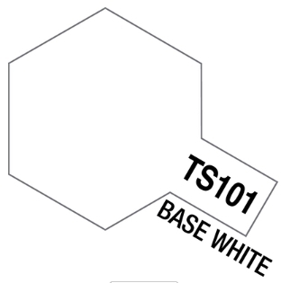85101 TS-101 Base White Tamiya Can Spray Lacquer Color
