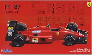 09077 Fujimi 1/20 Ferrari F1-87 Japan Grand Prix