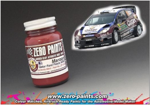 ZP­1245 Marron Paint for Qatar Ford Fiesta WRC Paint 60ml ZP-1245