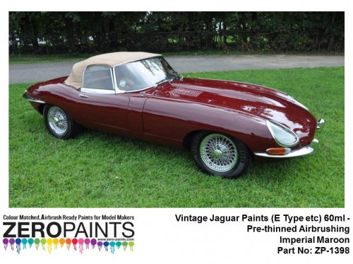 ZP­1398 Vintage Jaguar Paints (E Type etc) 60ml ZP­1398 Imperial Maroon