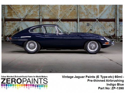 [사전 예약] ZP­1398 Vintage Jaguar Paints (E Type etc) 60ml ZP­1398 Indigo Blue