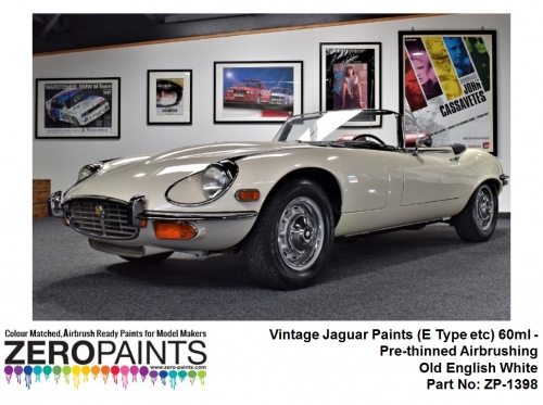 [사전 예약] ZP­1398 Vintage Jaguar Paints (E Type etc) 60ml ZP­1398 Old English White