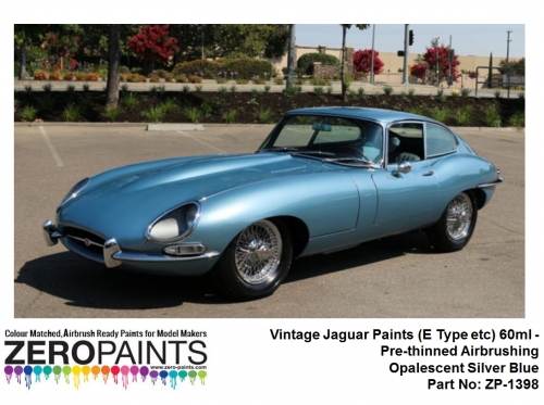 [사전 예약] ZP­1398 Vintage Jaguar Paints (E Type etc) 60ml ZP­1398 Opalescent Silver Blue