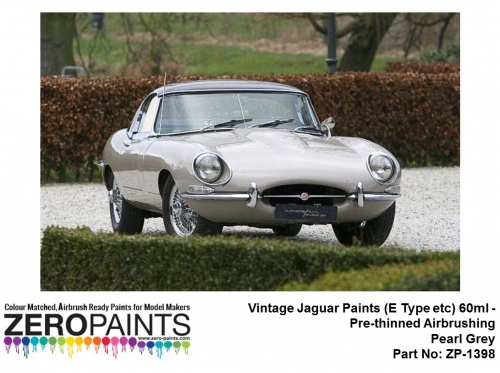 [사전 예약] ZP­1398 Vintage Jaguar Paints (E Type etc) 60ml ZP­1398 Pearl Grey