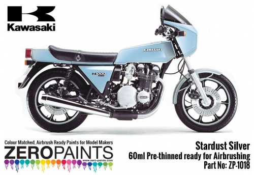 [사전 예약] ZP­1018 Kawasaki Z1-R Stardust Silver Paint 60ml ZP-1018