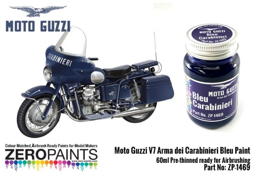 [사전 예약] ZP­1469 Moto Guzzi V7 Arma dei Carabinieri Bleu Paint 60ml ZP-1469