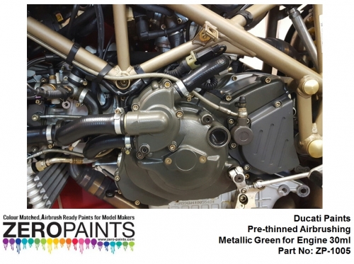 [사전 예약] ZP­1005 Ducati Paints ZP-1005 Metallic Green for Engine 30ml
