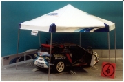 R24TA03 1/24 WRC Rally Service Park Diorama Peugeot