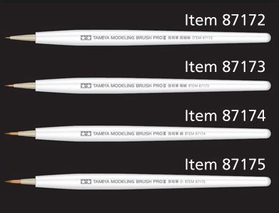 87175 Tamiya Modeling Brush Pro II Pointed Brush Small