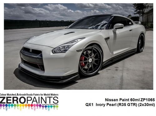 [사전 예약] ZP­1065 Nissan Paint 60ml ZP­1065 QX1 ­ Ivory Pearl (R35GT­R) (2x30ml