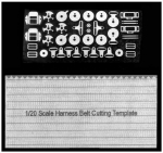 8120 1/20 F1 Harness Hardware Etching SMS Scale Motorsport