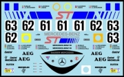 D820 1/24 Sauber Mercedes C9 '89 Le Mans & Suzuka decal Museum Collection