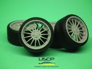 24W013S 1/24 BMW Original Styling 32 17" with stance tires USCP